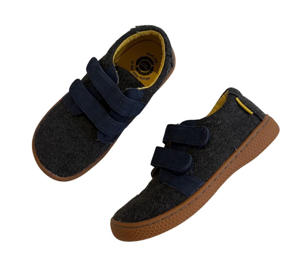 Livie & Luca Hayes Two Strap Sneaker Navy Blue Little Kids 1 Flexible Sole